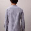 Cotton Stretch Stripe Slim Button-Down Shirt