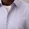Cotton Stretch Stripe Slim Button-Down Shirt Cotton Stretch Stripe Slim Button-Down Shirt