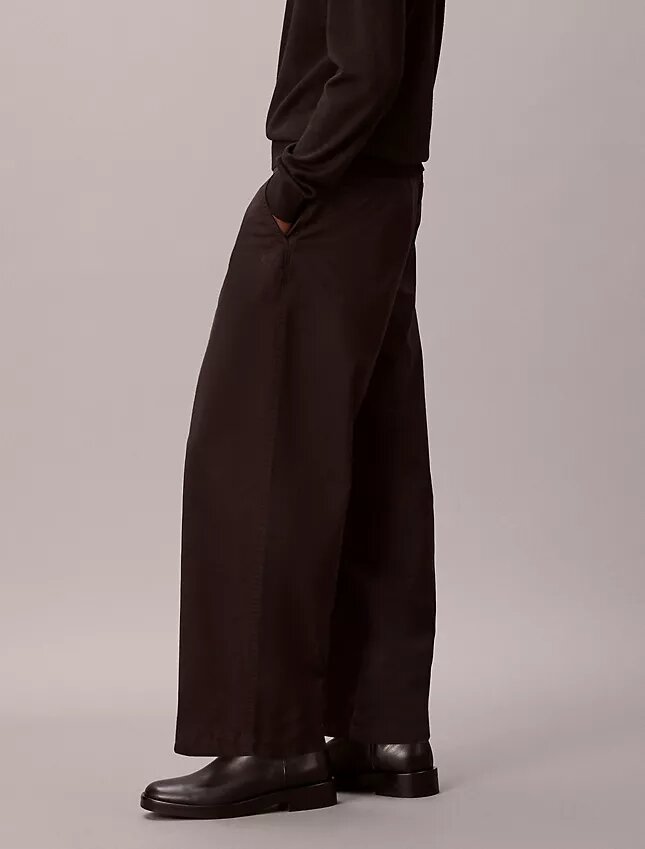 Cotton Stretch Twill Baggy Chino Pants Cotton Stretch Twill Baggy Chino Pants