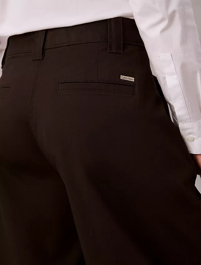 Cotton Stretch Twill Barrel Pants Cotton Stretch Twill Barrel Pants