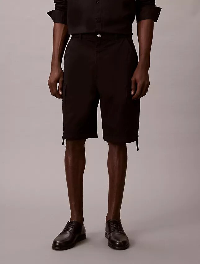 Cotton Stretch Twill Cargo Shorts Cotton Stretch Twill Cargo Shorts