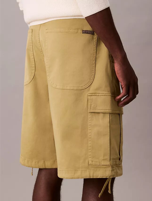 Cotton Stretch Twill Cargo Shorts Cotton Stretch Twill Cargo Shorts