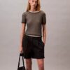 Cotton Stretch Twill Pleated Bermuda Shorts Cotton Stretch Twill Pleated Bermuda Shorts