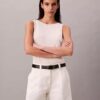 Cotton Stretch Twill Pleated Bermuda Shorts Cotton Stretch Twill Pleated Bermuda Shorts