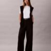 Cotton Stretch Wide Leg Chino Pants Cotton Stretch Wide Leg Chino Pants