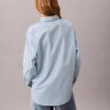 Cotton Stripe Relaxed Button-Down Shirt