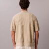 Cotton Sweater Button-Down Shirt