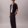 Cotton Sweater Button-Down Shirt