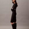 Crepe Midi Dress