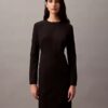 Crepe Midi Dress