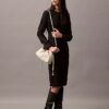 Crepe Midi Dress