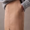 Crepe Midi Pencil Skirt Crepe Midi Pencil Skirt