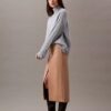 Crepe Midi Pencil Skirt Crepe Midi Pencil Skirt