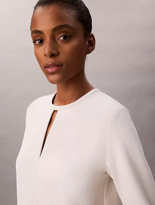 Crepe Tailored Mini Dress Crepe Tailored Mini Dress