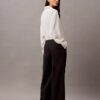 Crepe Wide Leg Trousers Crepe Wide Leg Trousers