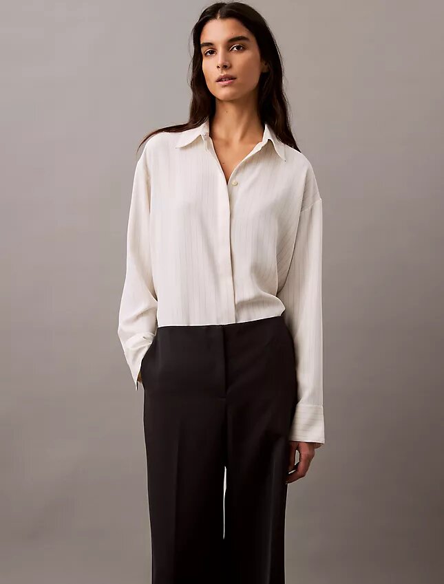 Crepe Wide Leg Trousers Crepe Wide Leg Trousers