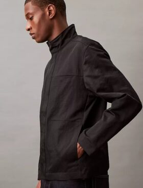 Crinkle Nylon Field Jacket
