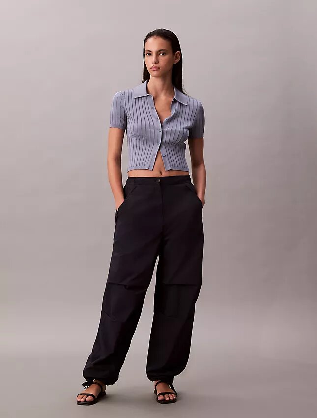 Crinkle Nylon Parachute Pants Crinkle Nylon Parachute Pants