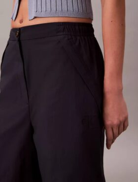Crinkle Nylon Parachute Pants