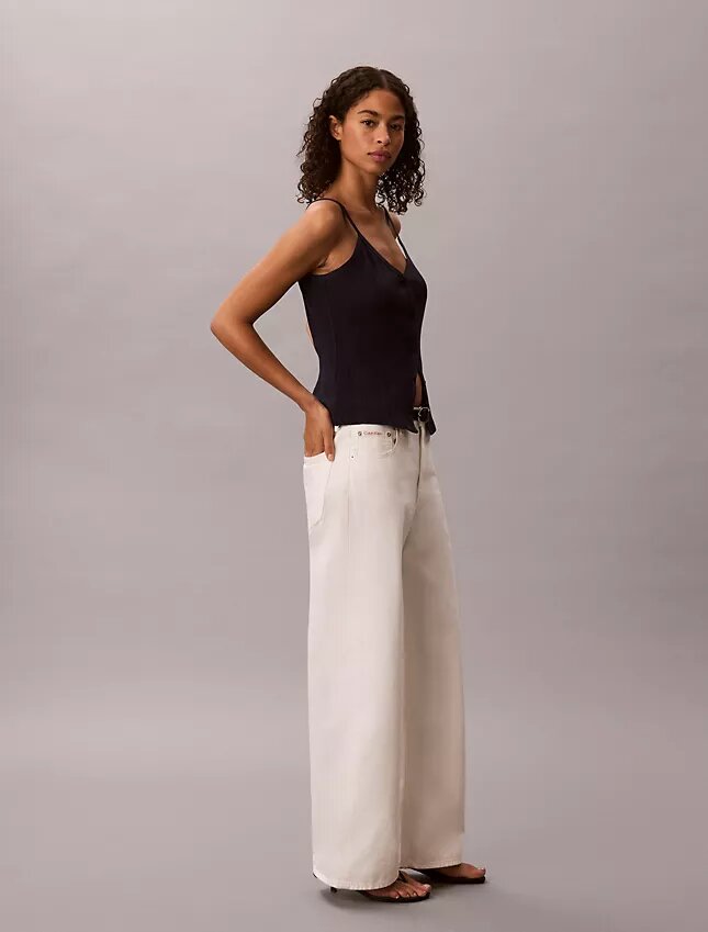 Crochet Button-Down Tank Top Crochet Button-Down Tank Top