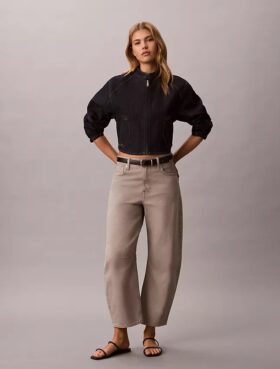 Cropped Barrel Jeans Cropped Barrel Jeans