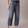 Cropped Barrel Jeans