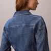 Cropped Denim Trucker Jacket Cropped Denim Trucker Jacket