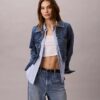Cropped Denim Trucker Jacket Cropped Denim Trucker Jacket