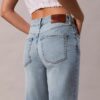 Cropped High Rise Lyocell Blend Straight Jeans Cropped High Rise Lyocell Blend Straight Jeans