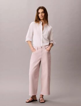 Cropped Wide Leg Jeans