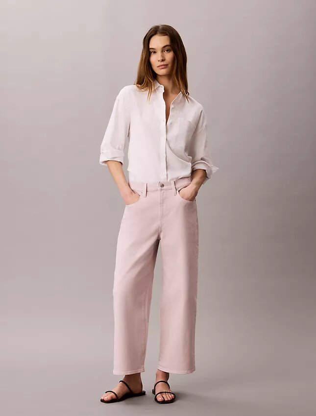 Cropped Wide Leg Jeans Cropped Wide Leg Jeans
