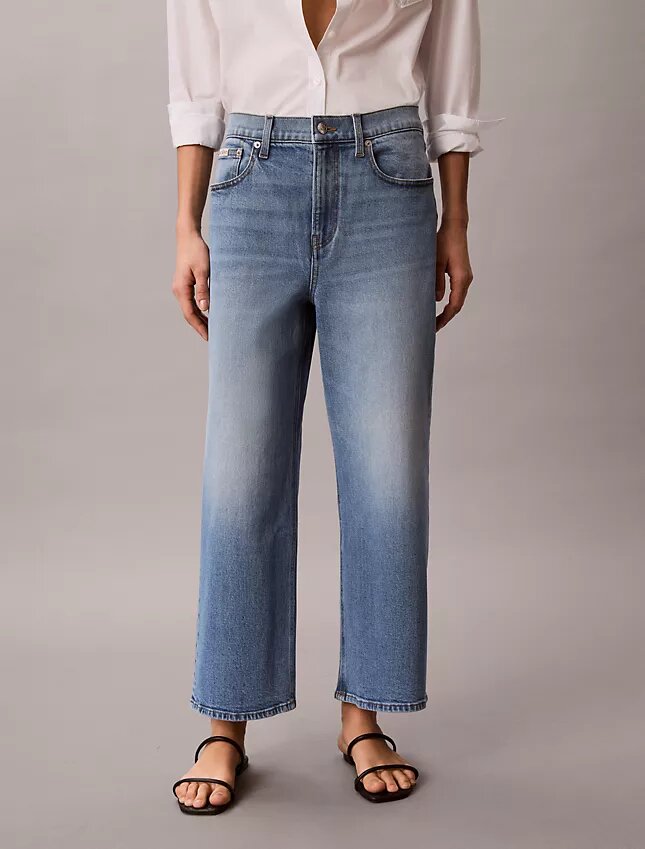 Cropped Wide Leg Jeans Cropped Wide Leg Jeans