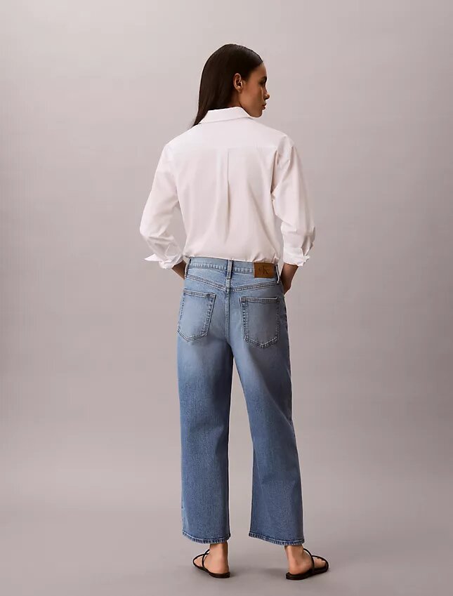 Cropped Wide Leg Jeans Cropped Wide Leg Jeans
