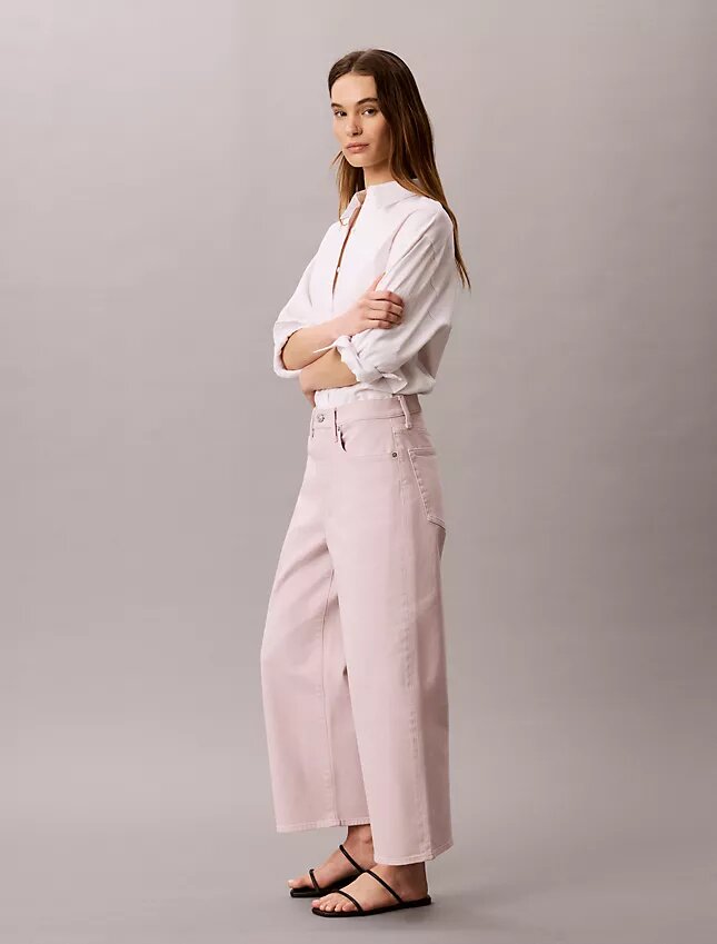 Cropped Wide Leg Jeans Cropped Wide Leg Jeans