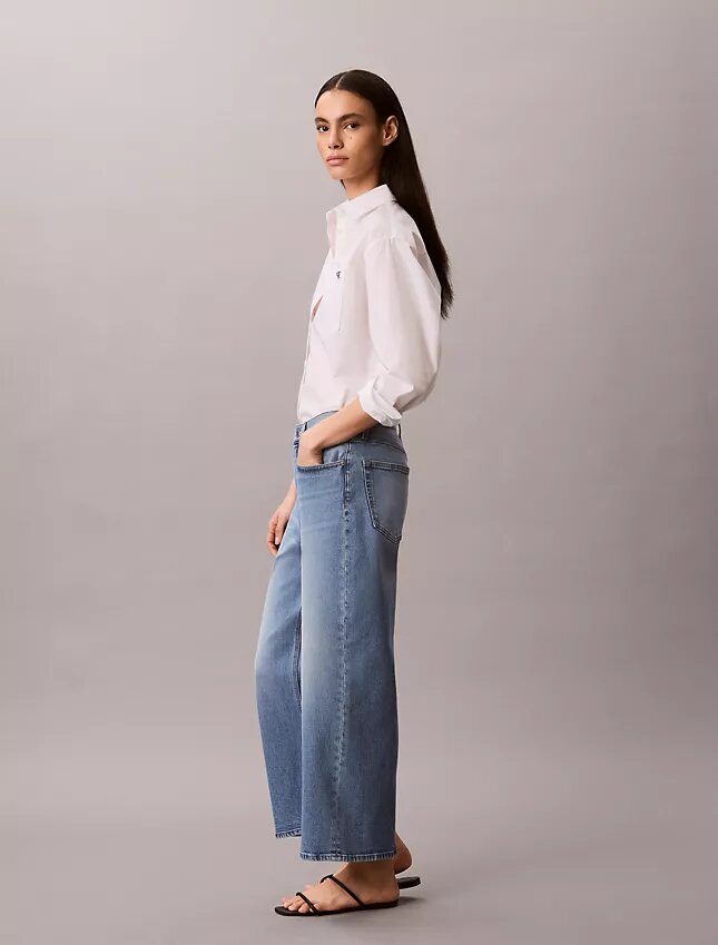 Cropped Wide Leg Jeans Cropped Wide Leg Jeans