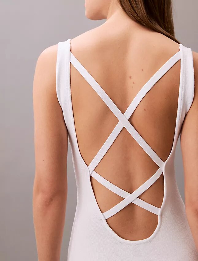 Cross Back Mini Dress Cross Back Mini Dress