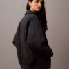 Crushed Nylon Bomber Jacket Crushed Nylon Bomber Jacket