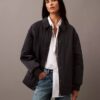 Crushed Nylon Bomber Jacket Crushed Nylon Bomber Jacket
