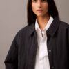 Crushed Nylon Bomber Jacket Crushed Nylon Bomber Jacket