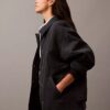 Crushed Nylon Bomber Jacket Crushed Nylon Bomber Jacket
