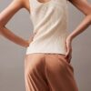 Crushed Satin Wide Leg Pants Crushed Satin Wide Leg Pants