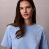 Cursive Calvin Klein Graphic Boxy Tee Cursive Calvin Klein Graphic Boxy Tee
