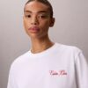 Cursive Calvin Klein Graphic Boxy Tee