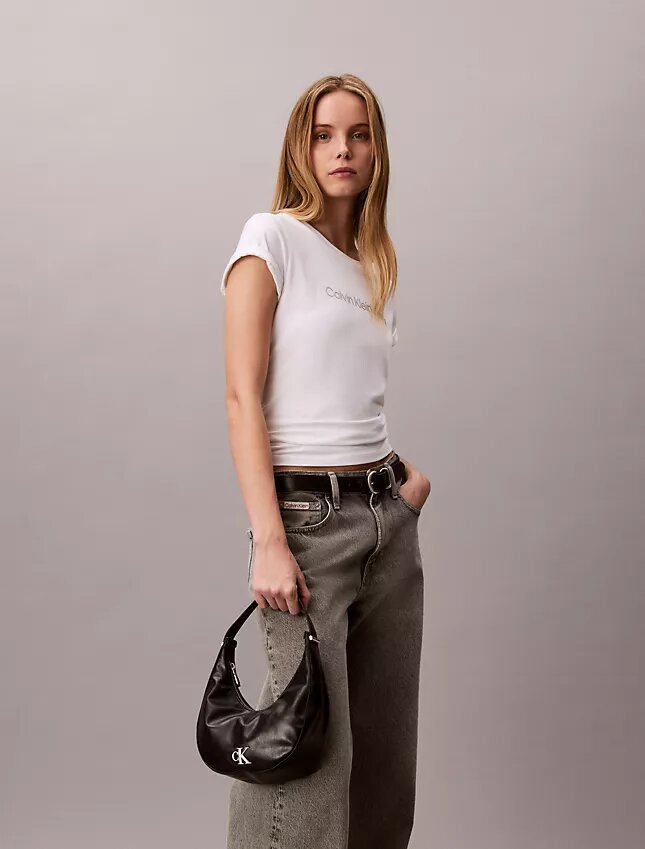 Curved Convertible Small Shoulder Bag Curved Convertible Small Shoulder Bag