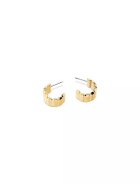 Curved Pebble Earrings Curved Pebble Earrings