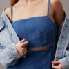 Cut out Denim Mini Dress
