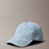 Denim Allover Emblem Logo Baseball Cap Denim Allover Emblem Logo Baseball Cap