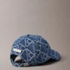 Denim Allover Emblem Logo Baseball Cap Denim Allover Emblem Logo Baseball Cap