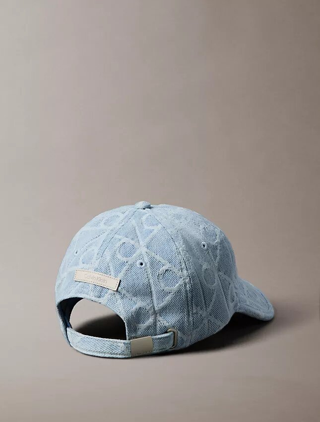 Denim Allover Emblem Logo Baseball Cap Denim Allover Emblem Logo Baseball Cap