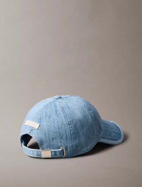 Denim Allover Emblem Logo Baseball Cap Denim Allover Emblem Logo Baseball Cap